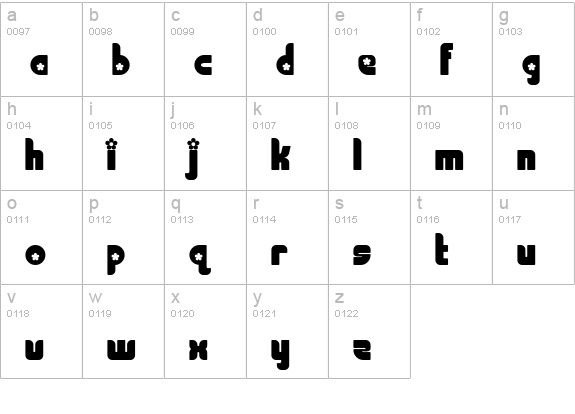 Chick lowercase a-z preview