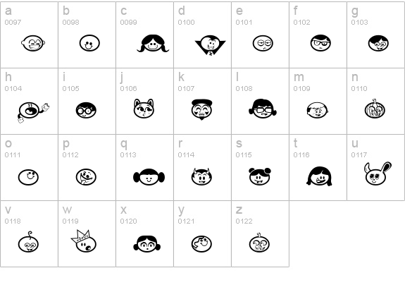 Chickabiddies lowercase a-z preview