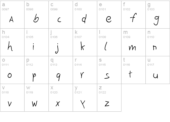 ChildrenPlay ROB lowercase a-z preview