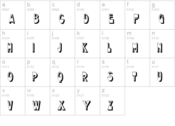 Chocolate Drops NF lowercase a-z preview
