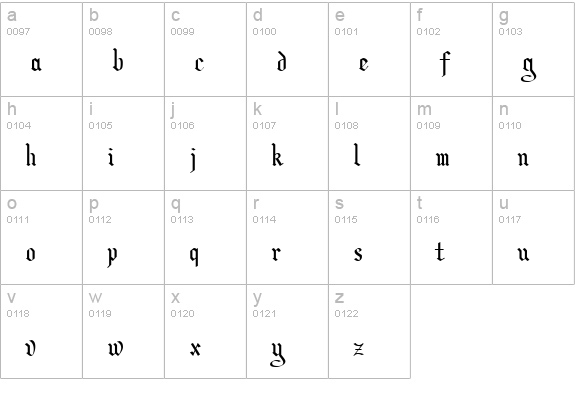 Christmas Card lowercase a-z preview