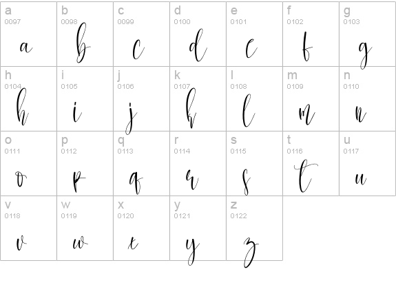 Christmas Family lowercase a-z preview