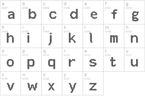 Christmas Jumper lowercase a-z preview