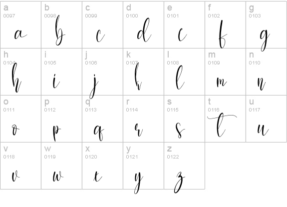 Christmas uniform lowercase a-z preview
