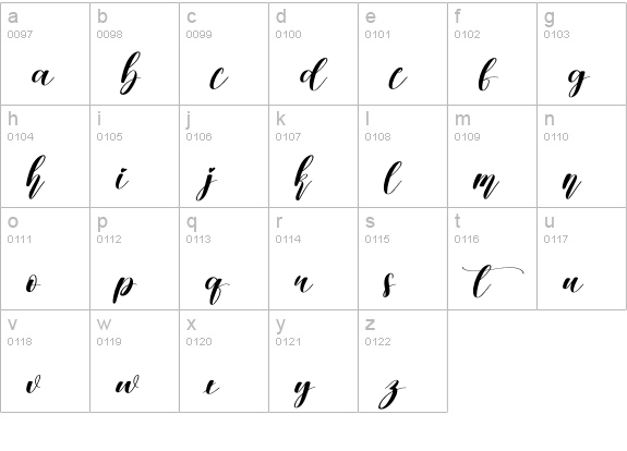 Christmas Wonderful lowercase a-z preview