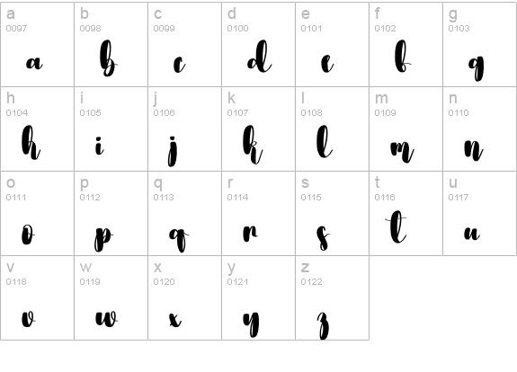 Christmas2 lowercase a-z preview
