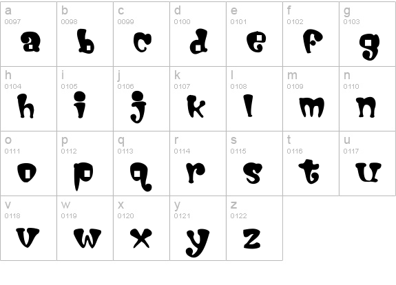 Cigarstore lowercase a-z preview