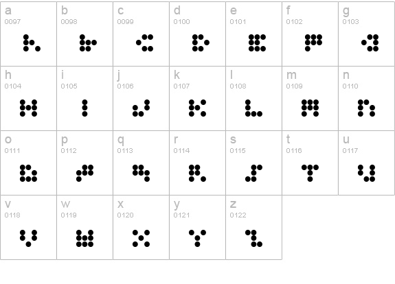 CIRCULAR9 E lowercase a-z preview