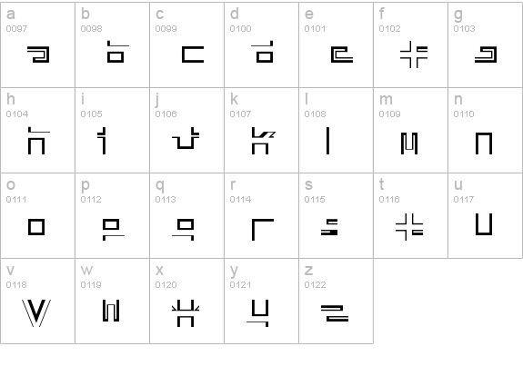 City-Architecture lowercase a-z preview