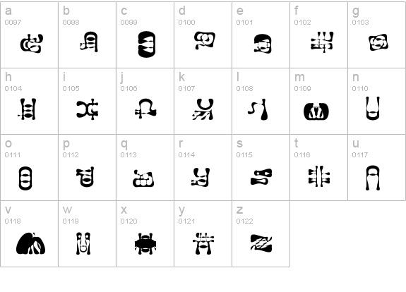 City-UrbanDecay lowercase a-z preview