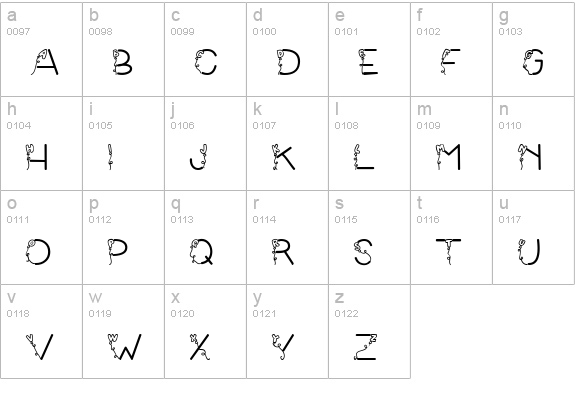CK Balloons lowercase a-z preview