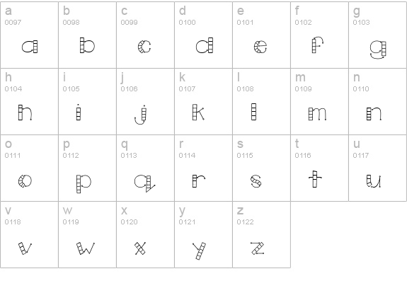 CK Checks lowercase a-z preview