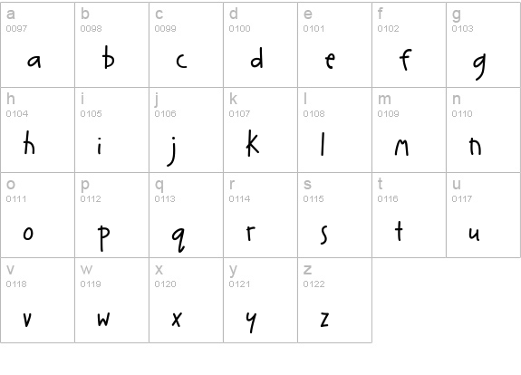 CK Easy Goin' lowercase a-z preview