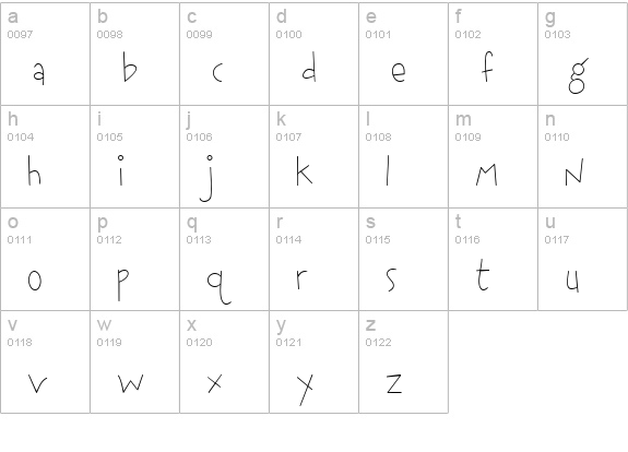 CK Eclectic lowercase a-z preview