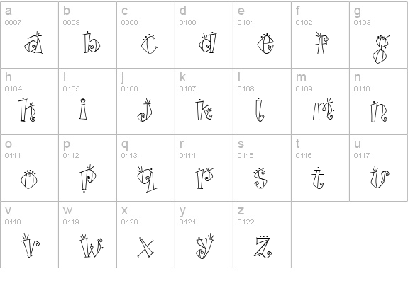 CK Expedition lowercase a-z preview