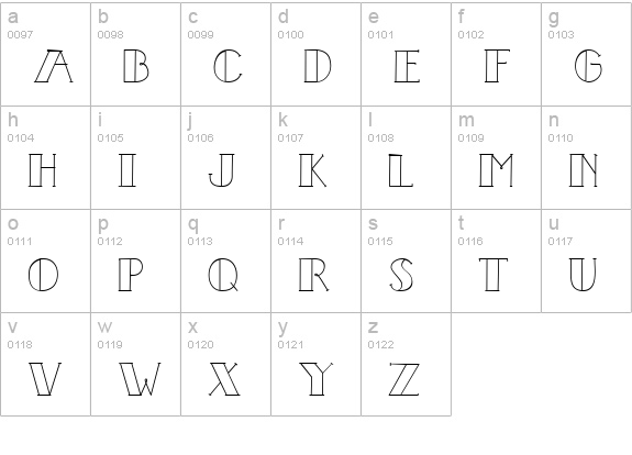 CK Fill In lowercase a-z preview