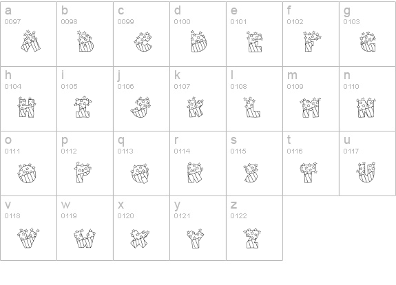 CK Freedom lowercase a-z preview