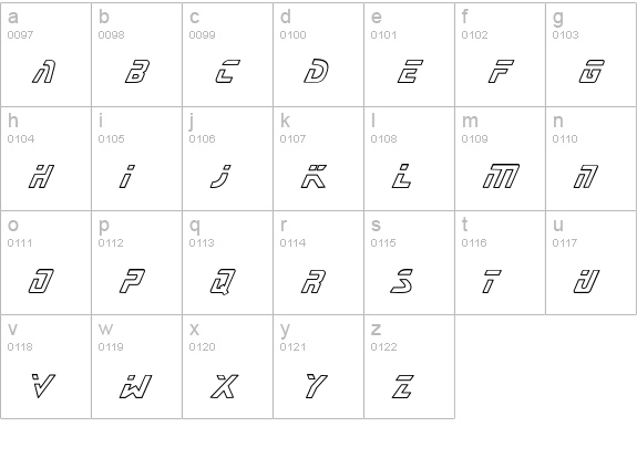 CK Galaxy lowercase a-z preview