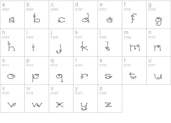 CK Happy Kids lowercase a-z preview