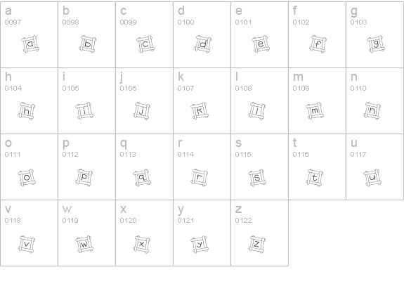 CK Logs lowercase a-z preview