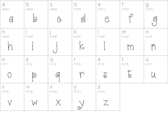 CK Pink lowercase a-z preview
