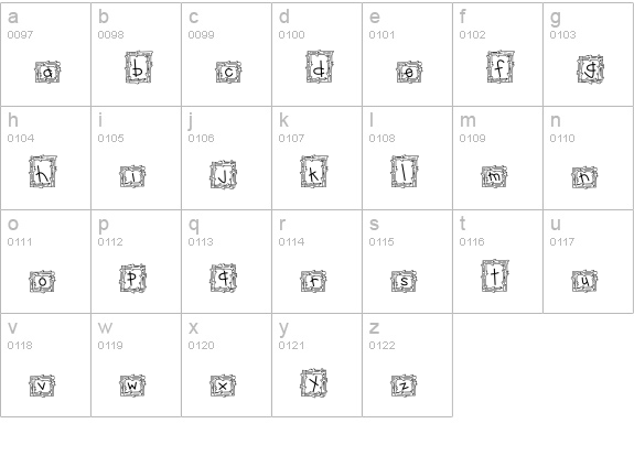 CK Take a Hike lowercase a-z preview