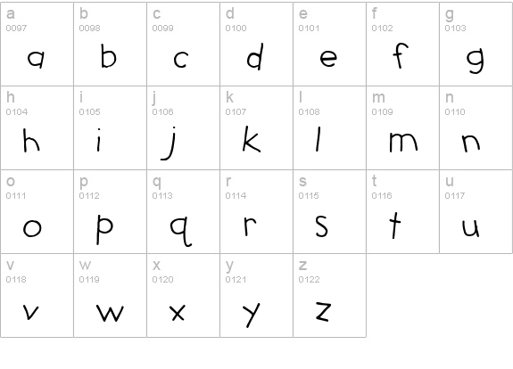 CK Teacher's Pet lowercase a-z preview