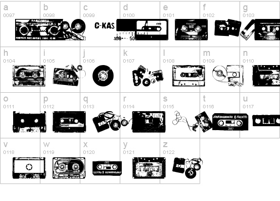 CKAS lowercase a-z preview