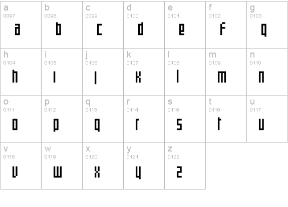 clickscape lowercase a-z preview