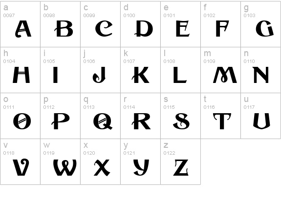 Coal Train JL lowercase a-z preview