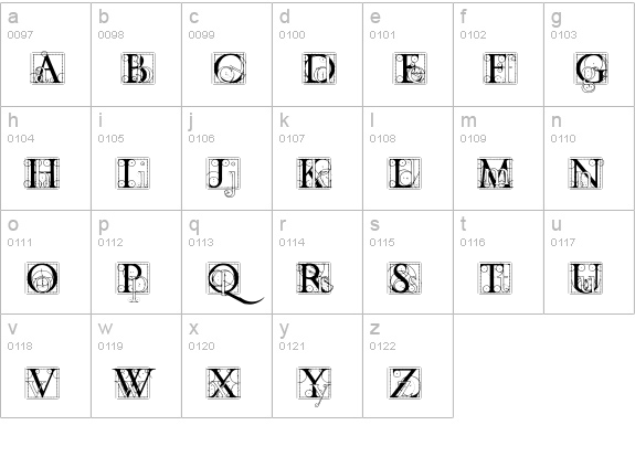 codex lowercase a-z preview