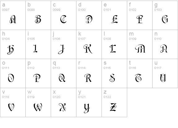 CollingswoodSCapsSSK lowercase a-z preview