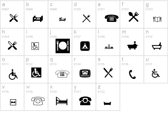 CommunicationsP01 lowercase a-z preview