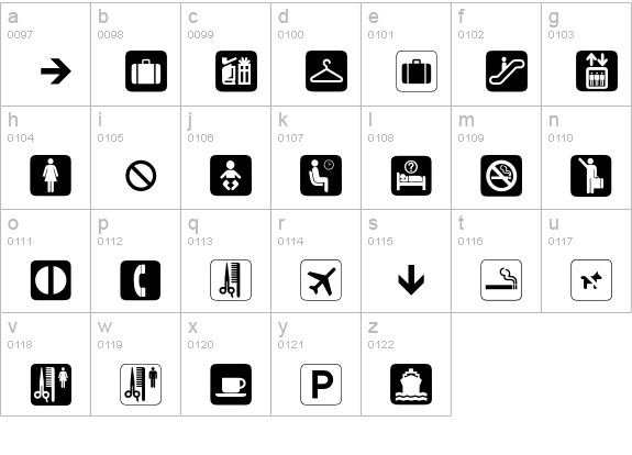 CommunicationsP06 lowercase a-z preview