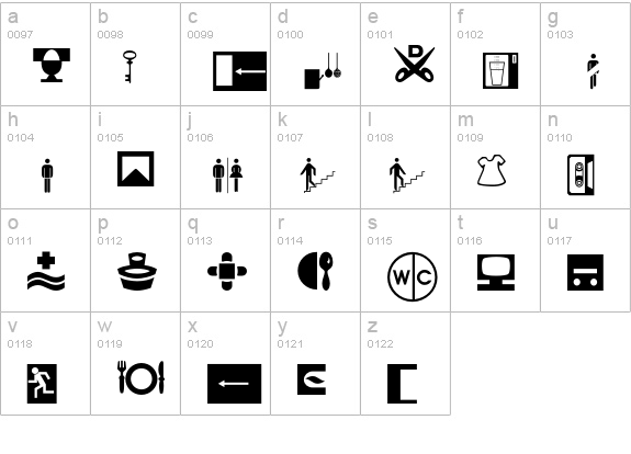 CommunicationsP07 lowercase a-z preview