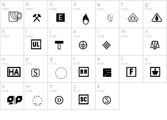 CommunicationsP08 lowercase a-z preview