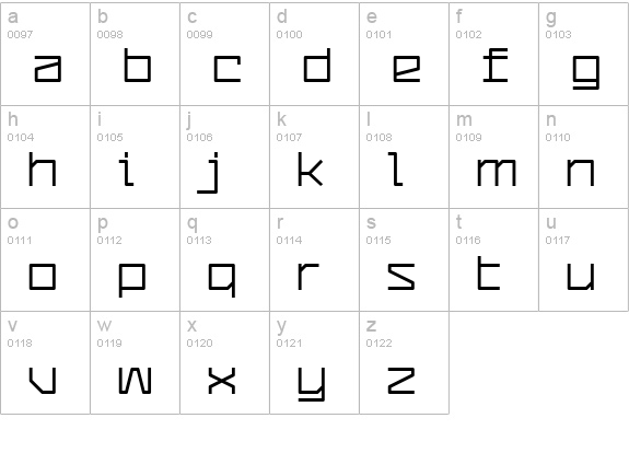CommunityService Bold lowercase a-z preview