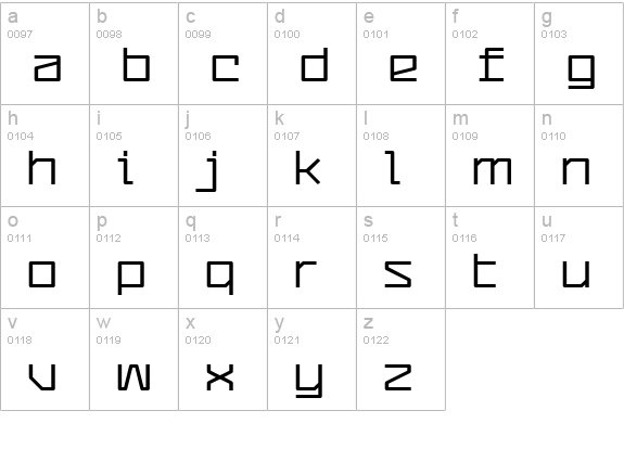 CommunityService ExtraBold lowercase a-z preview