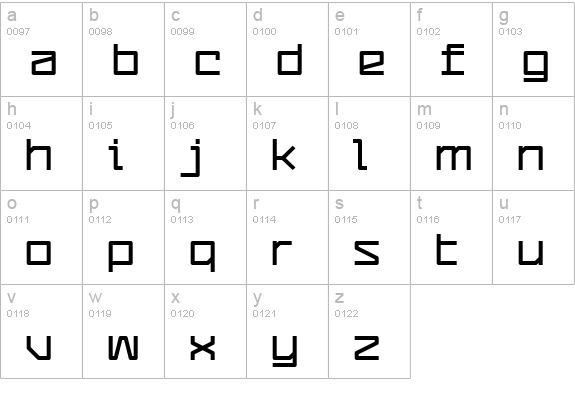 CommunityService UltraBold lowercase a-z preview