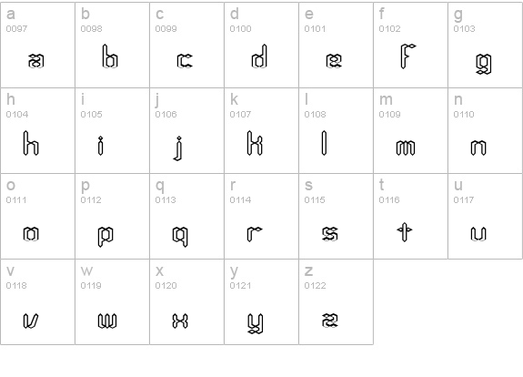 Compliant Confuse 1o BRK lowercase a-z preview