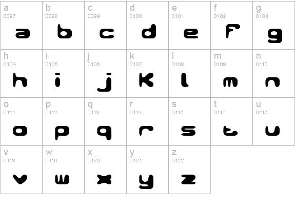 Conduit 2 BRK lowercase a-z preview