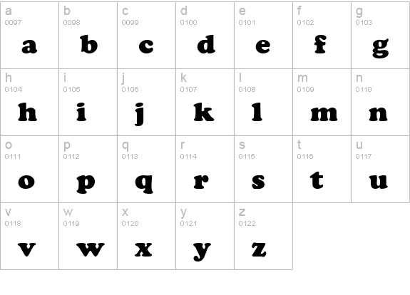 Cookie lowercase a-z preview
