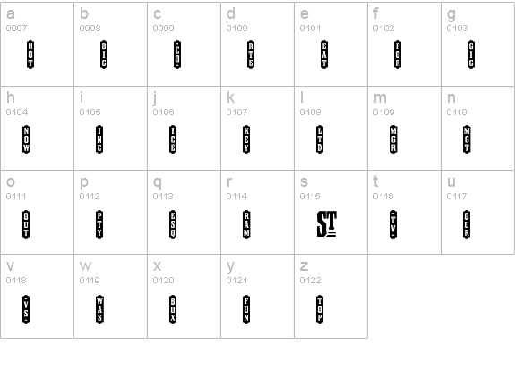 CouncilWordLogosOne lowercase a-z preview