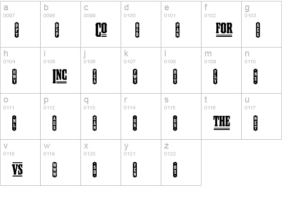 CouncilWordLogosTwo lowercase a-z preview