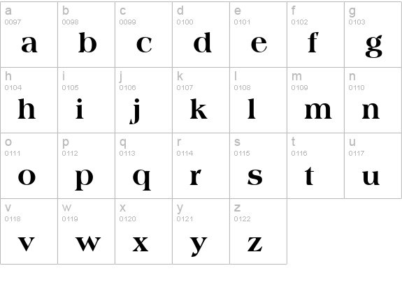 Countryside Black SSi Extra Bold lowercase a-z preview