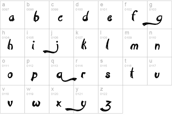 Cow Jump lowercase a-z preview