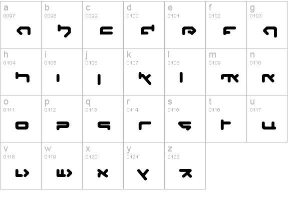 CQN-Molecular-Xtra-Regular lowercase a-z preview