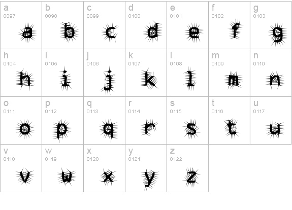 Crack lowercase a-z preview