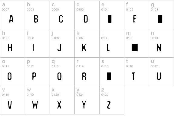 Crack DEMO lowercase a-z preview