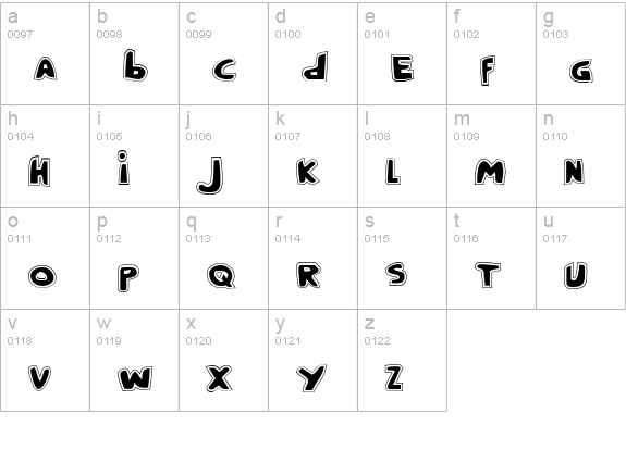 Crappity-Crap-Crap Pro lowercase a-z preview